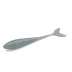 Dark Blueish Gray Whale Tail Bait